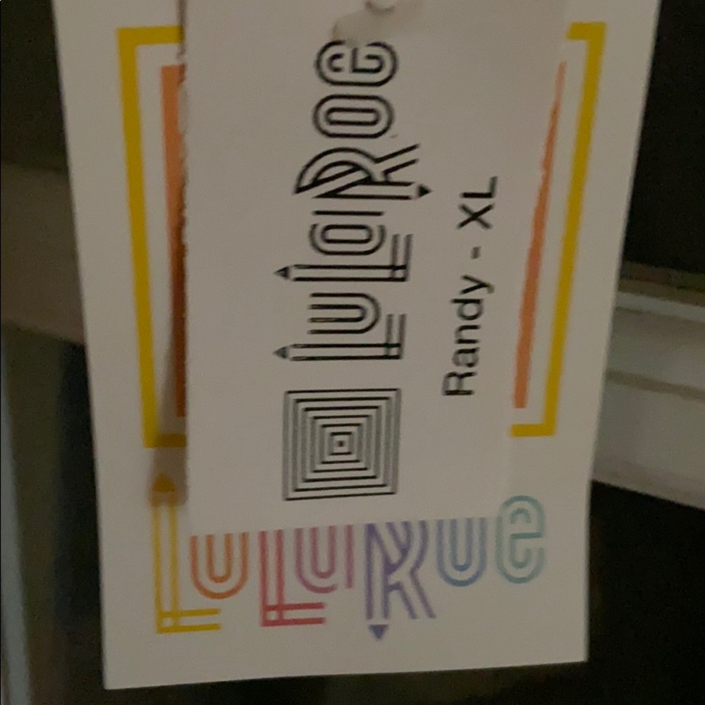 LuLa Roe Randy Raglan. Size XL. New with tags. - Picture 3 of 6